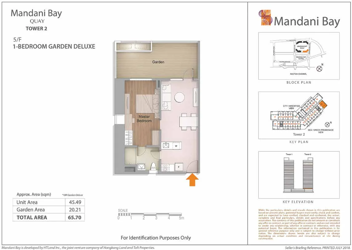 1-Bedroom sample floor plan