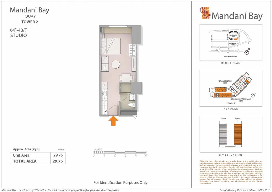 Studio sample floor plan